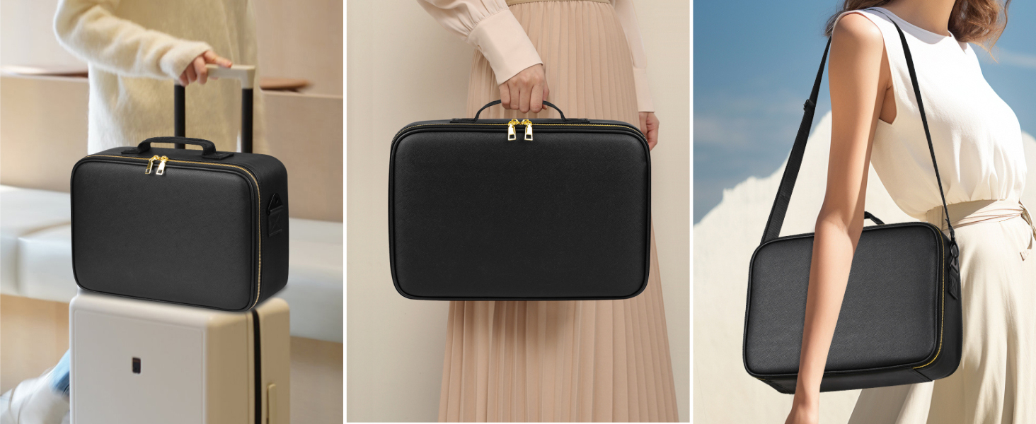 led makeup bag with led mirror