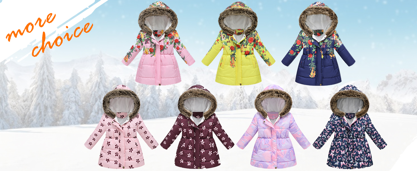Kids Girls Puffer Jacket