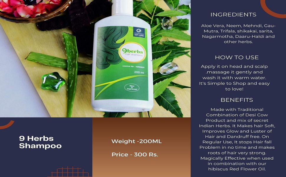 9 herbs shampoo