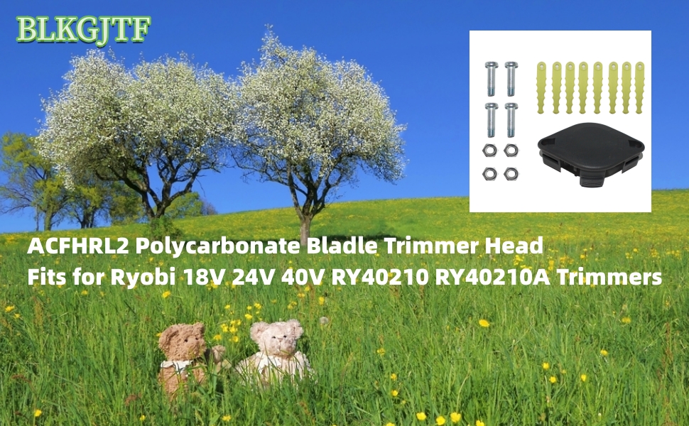 BLKGJTF ACFHRL2 Polycarbonate Bladed Trimmer Head Fit for