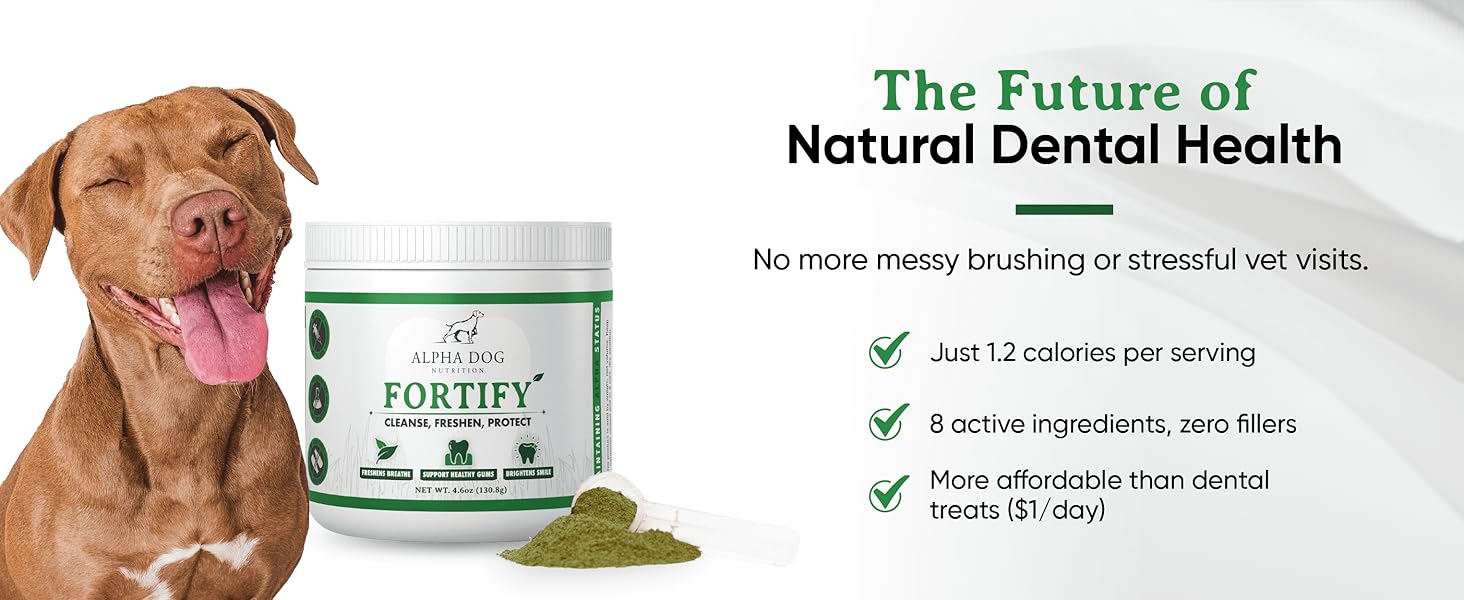 Alpha Dog Nutrition Fortify Dental Powder
