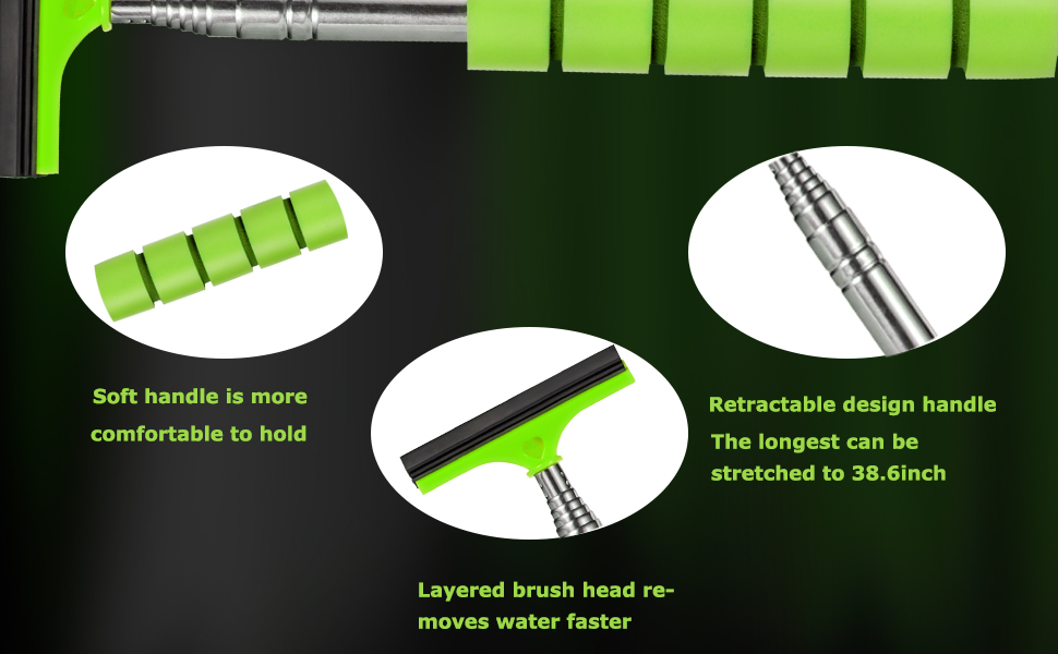 Retractable Car Rearview Mirror Wiper