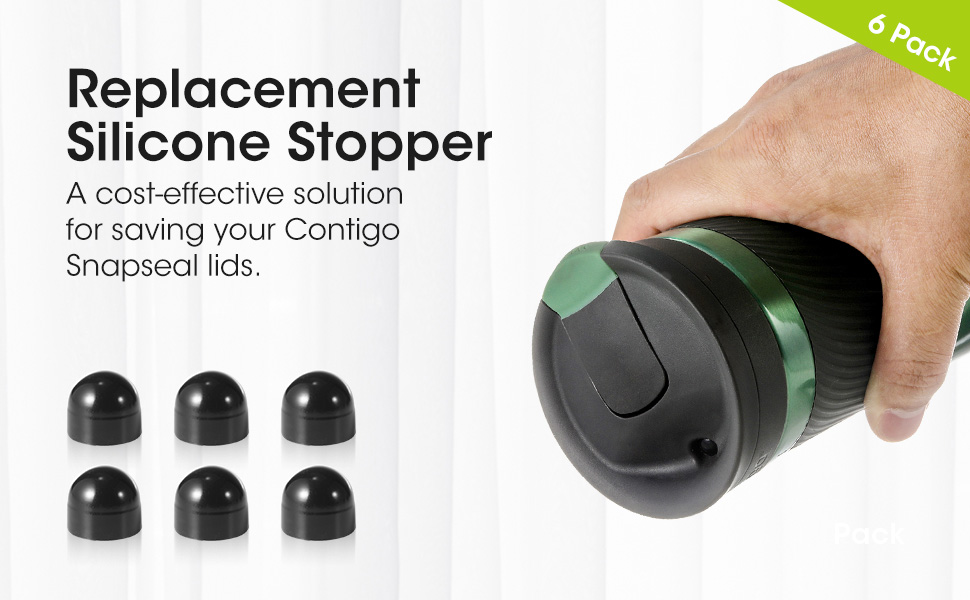 AIEVE Rubber Stopper for Contigo Snapseal Coffee Travel Mug