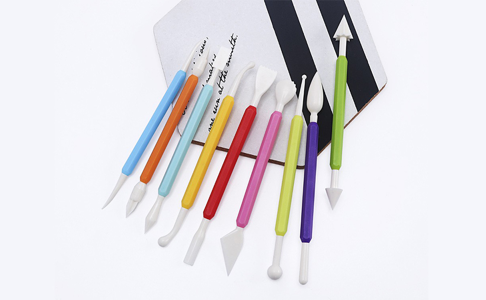 vivihoo Clay Modeling Tools for Kids，Plastic Sculpting