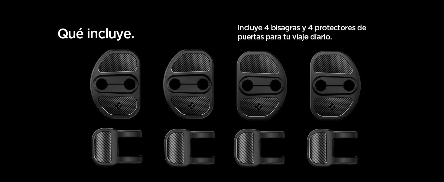 de cuatro tacos o pedales de plástico negros con los accesorios de montaje correspondientes para zapatos o pedales de bicicleta
