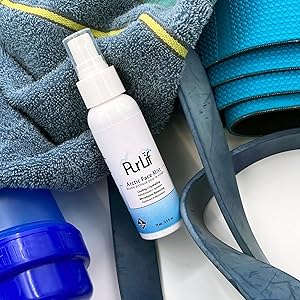 bottle with yoga mat, towel, water bottle for gym, workout