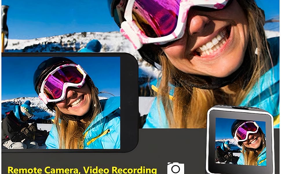 Remote Camera, Video Recording smart wactch via bluetooth. Storing in the smartphone