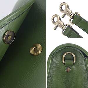 Amazon | [TIDING] 希少緑 スマホポーチ レディース 本革 お財布