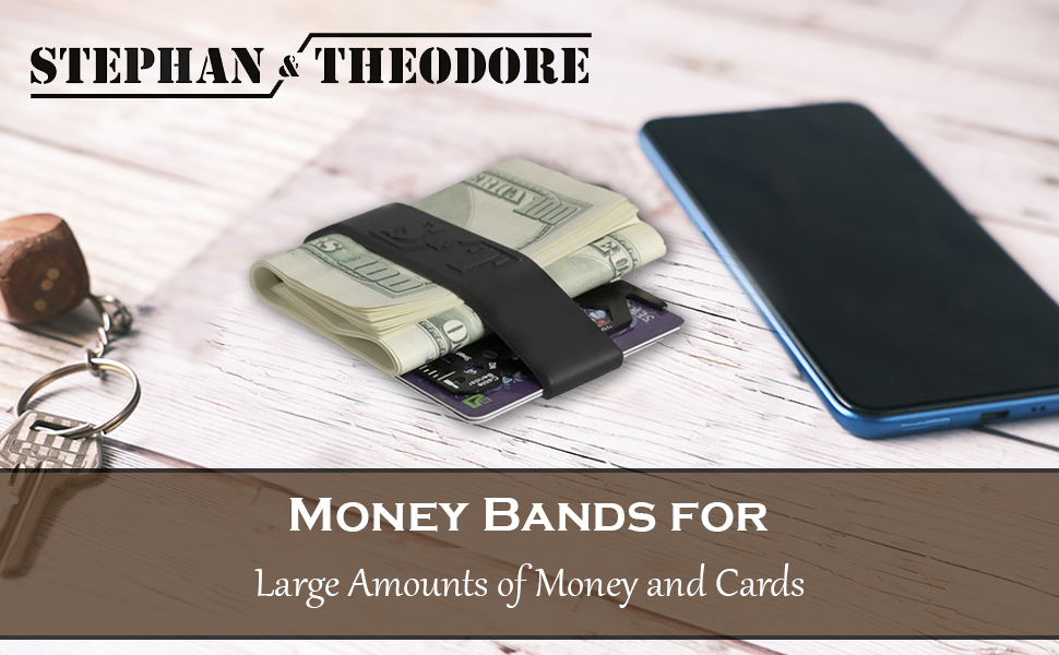 Money Bands (Set of 4) Money Bands for Large Amounts of