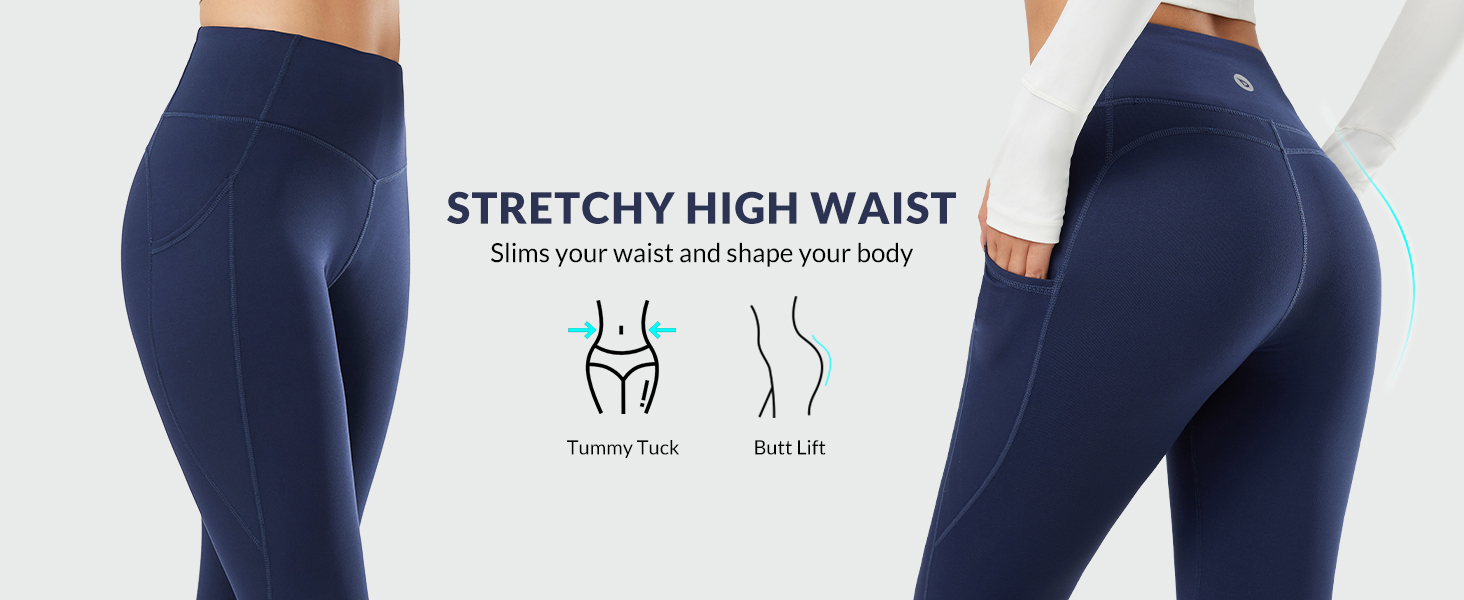 abh145-fleece lined leggings for women