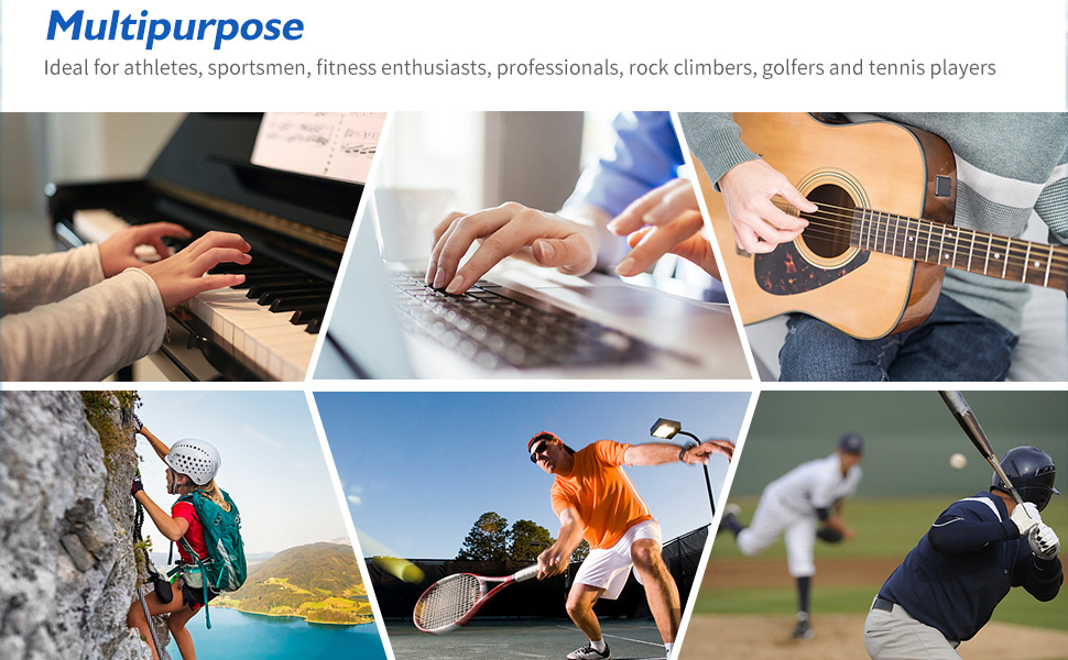 for Rock Climbers, Tennis Players, Athlete and Musicians 