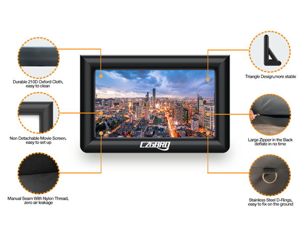 Huge Outdoor Inflatable Movie Screen