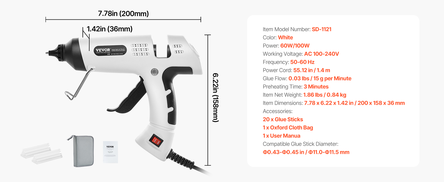 rechargeable glue gun cordless