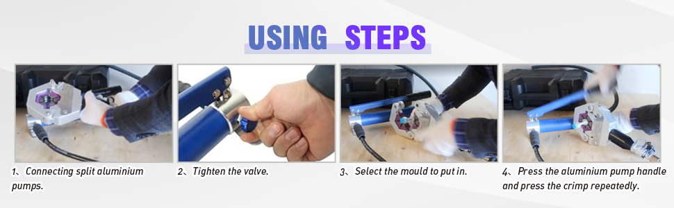 hydraulic hose crimping tool AC Crimping Tool for Barbed and Beaded Hose Fittings