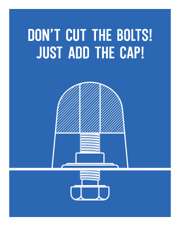 Bolt Cap technical drawing