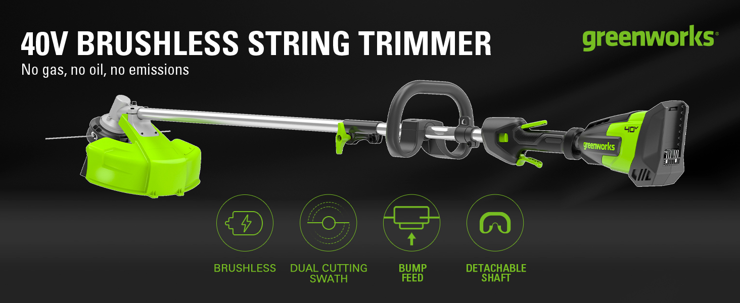 Greenworks 40V 16Inch Brushless (Attachment Capable