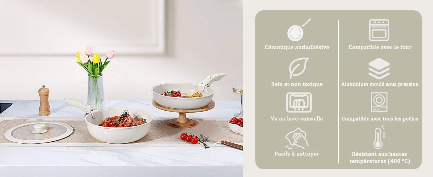 GiPP - Ensemble de Casseroles et Poêles en Céramique Antiadhésif - Professionnels avec Poignées Détachables, Sans Produi D1fb5ce5 9cc0 4729 8c23 845897ac0229. CR0,0,1464,600 PT0 SX1464 V1