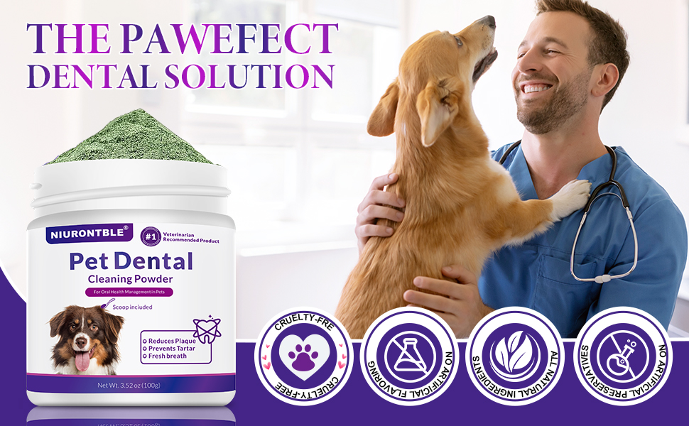 pet lab dental powder for dogs teeth