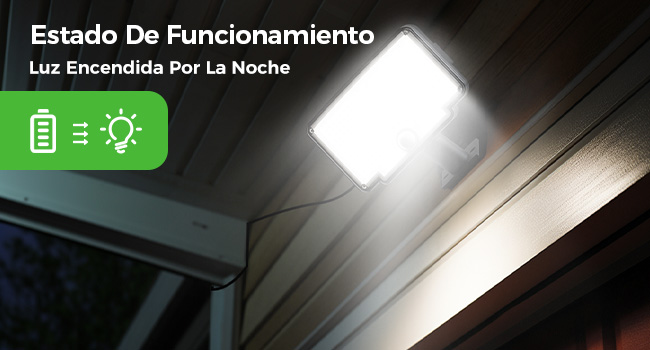 foco led exterior solar luz solar exterior con sensor de movimiento lampara solar 