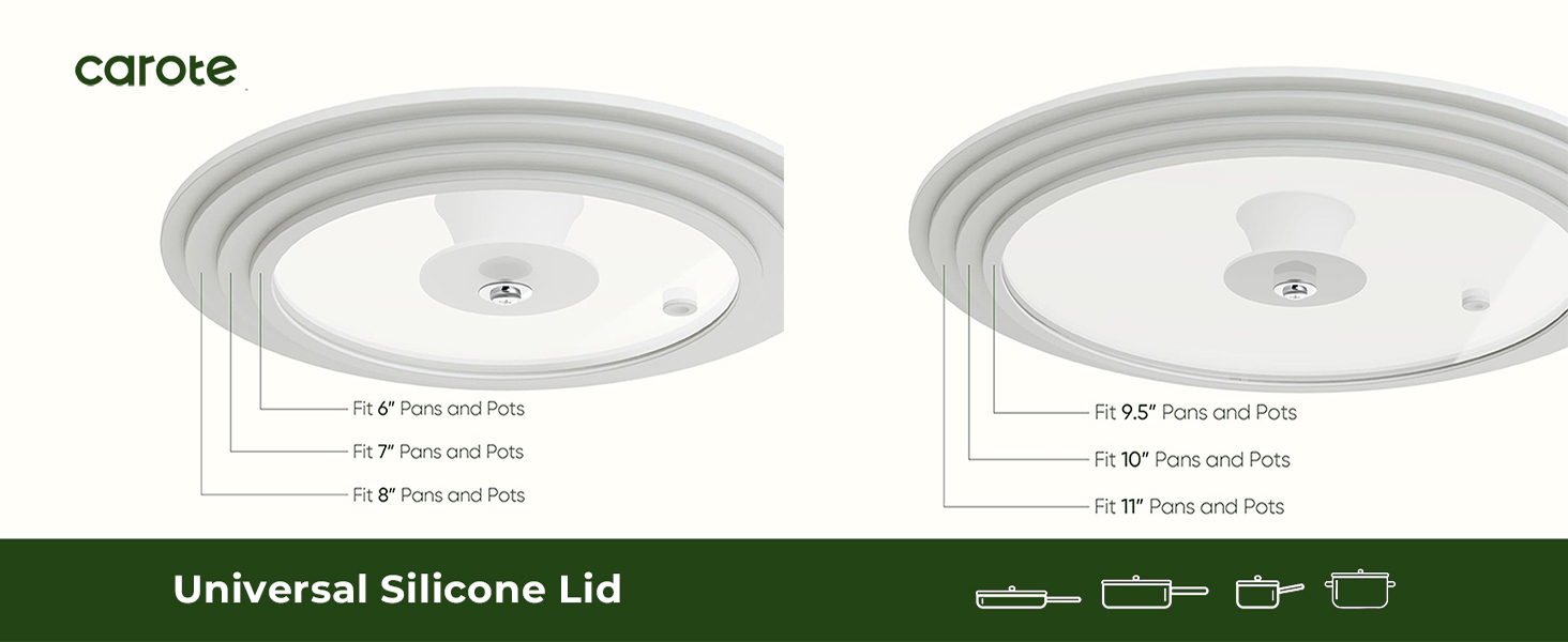 Multifunctional silicone lid