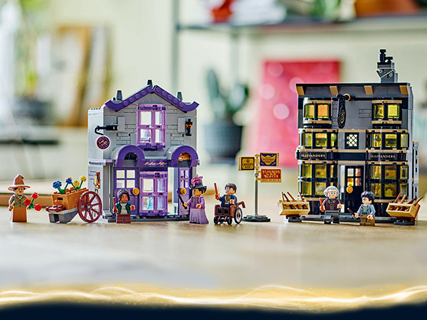 LEGO Harry Potter Sklepy Ollivandera i Madame Malkin, Zestaw