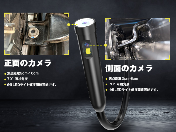 HAMAMATSU スコープ ブラック ケース付き Amazon.co.jp: デュアルファイバスコープカメラ 工業内視鏡