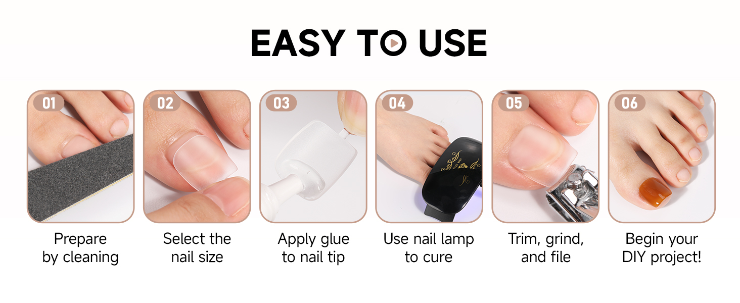 fake toe nail