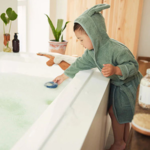 3D Ocean Theme Bathtub Mat