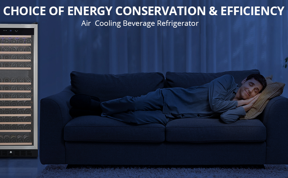 TacleeKii Wine Refrigerator - Feature Display