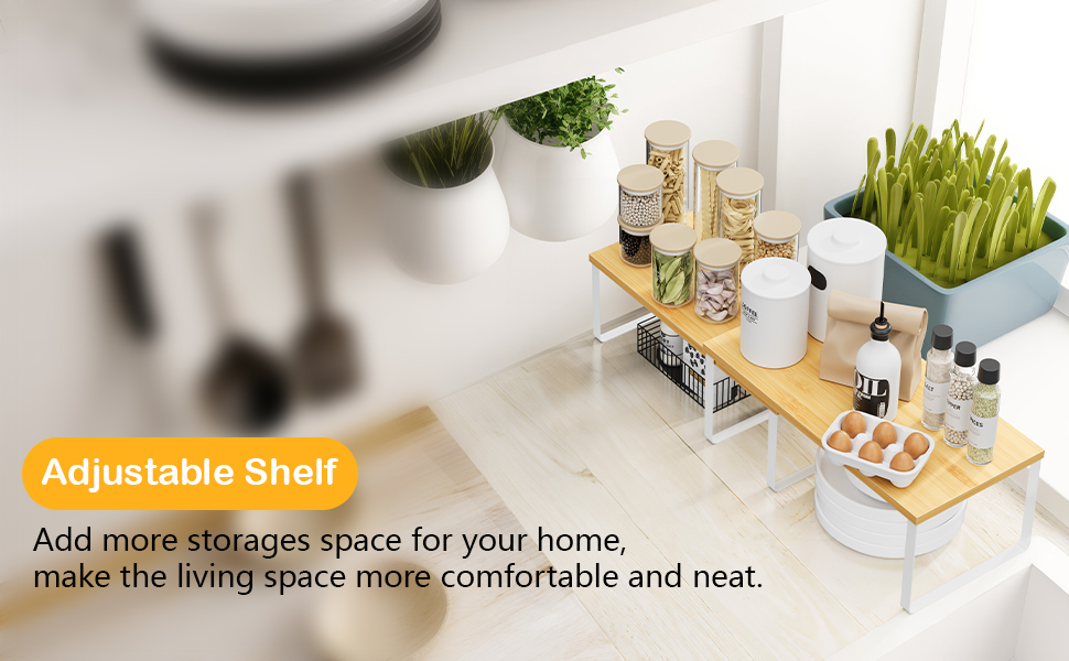 kitchen cabinet organizer pantry organizer spice rack organizer for cabinet desk shelf cabinet shelf