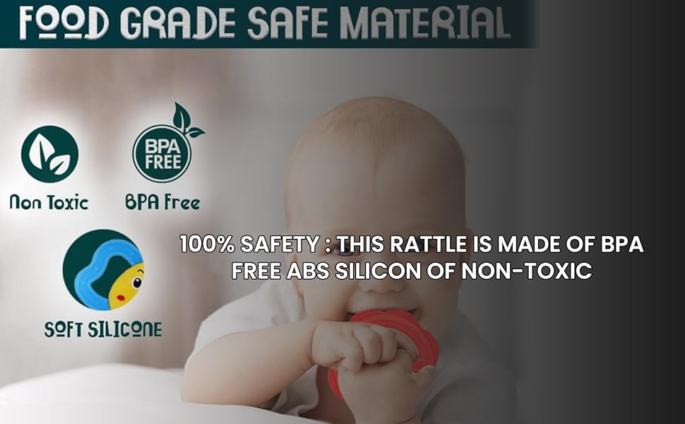 High-quality baby toys,Baby-safe rattles and teethers , Colorful baby rattles sensory toysSPN-REESC