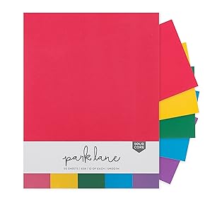 pack of assorted colored paper for crafting