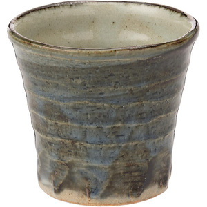 Amazon｜美濃焼 呑む器 削ぎ入り ロックカップ 太錆十草 K43137