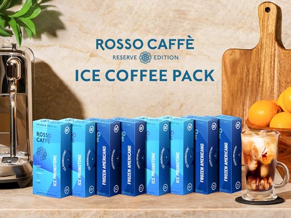 ROSSO CAFFÈ Espresso Coffee Pods for Nespresso Original Machines
