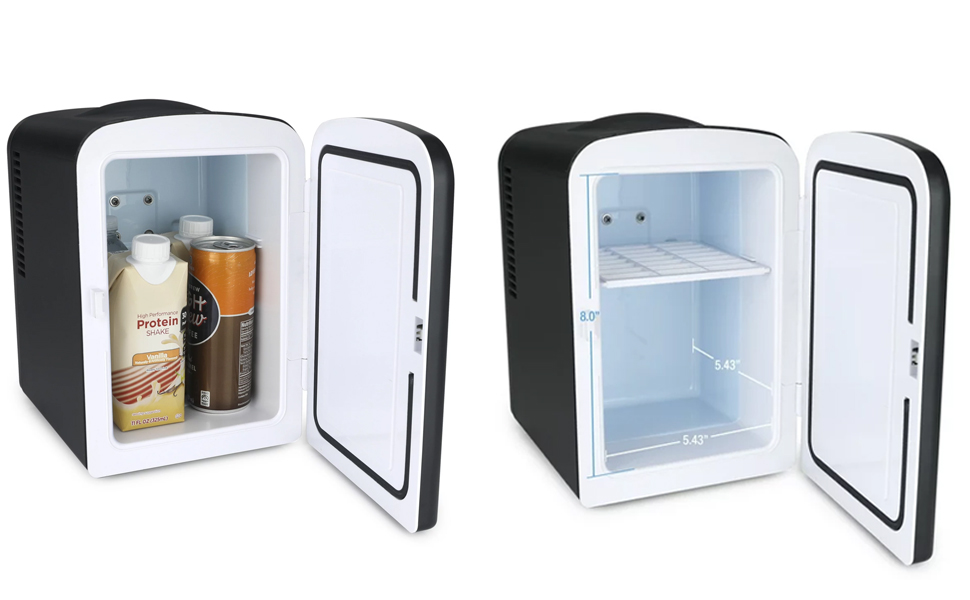 Compact mini fridge