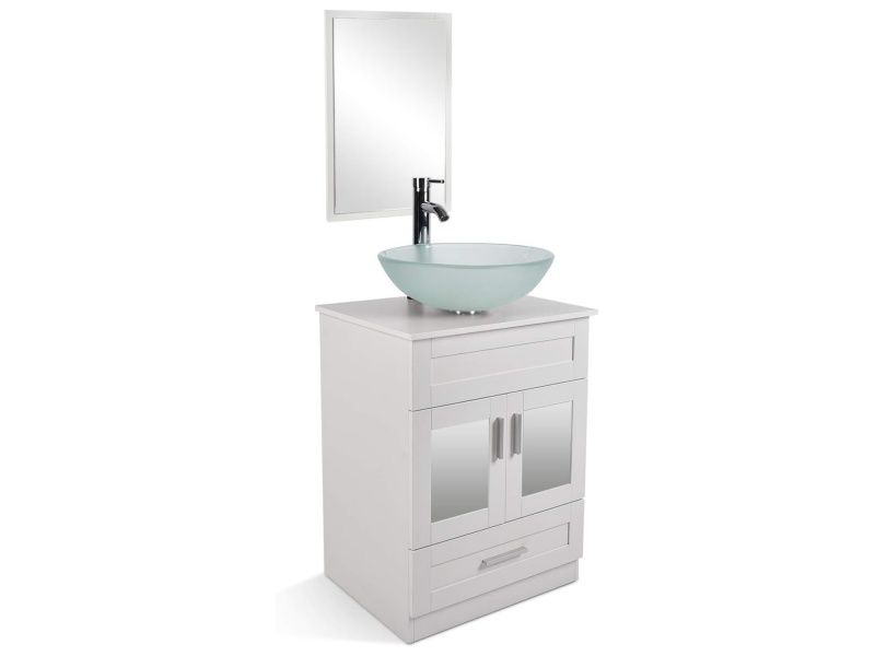 Puluomis 24 inch Bathroom Vanity Suite with Sink, Single Bathroom