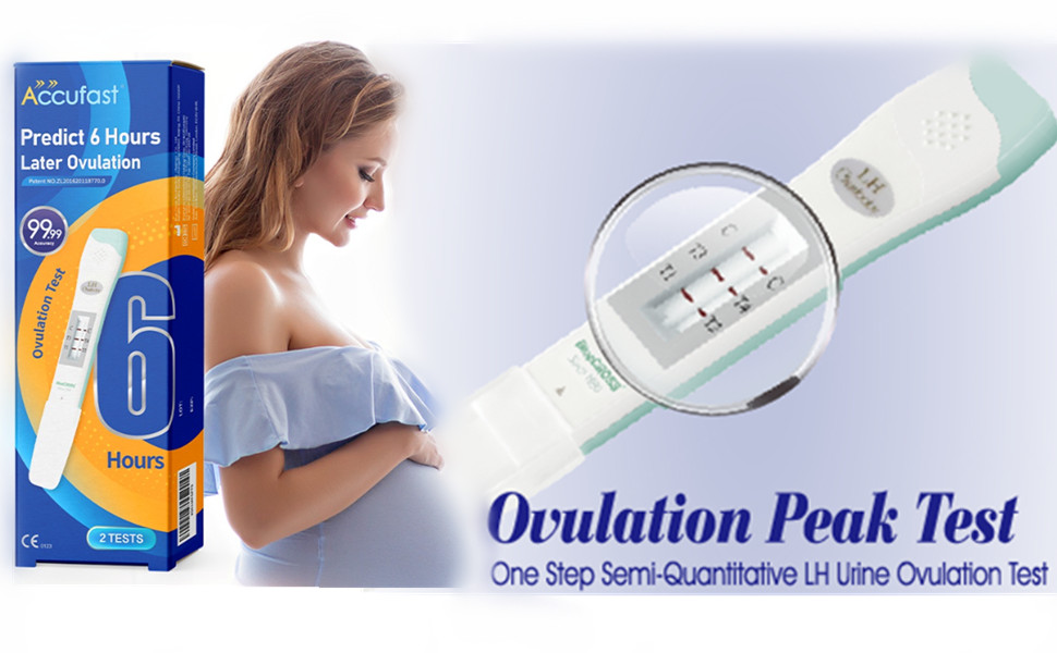 Accufast Ovulation Tests, Accurately Predict 6 Hours Later Ovulation