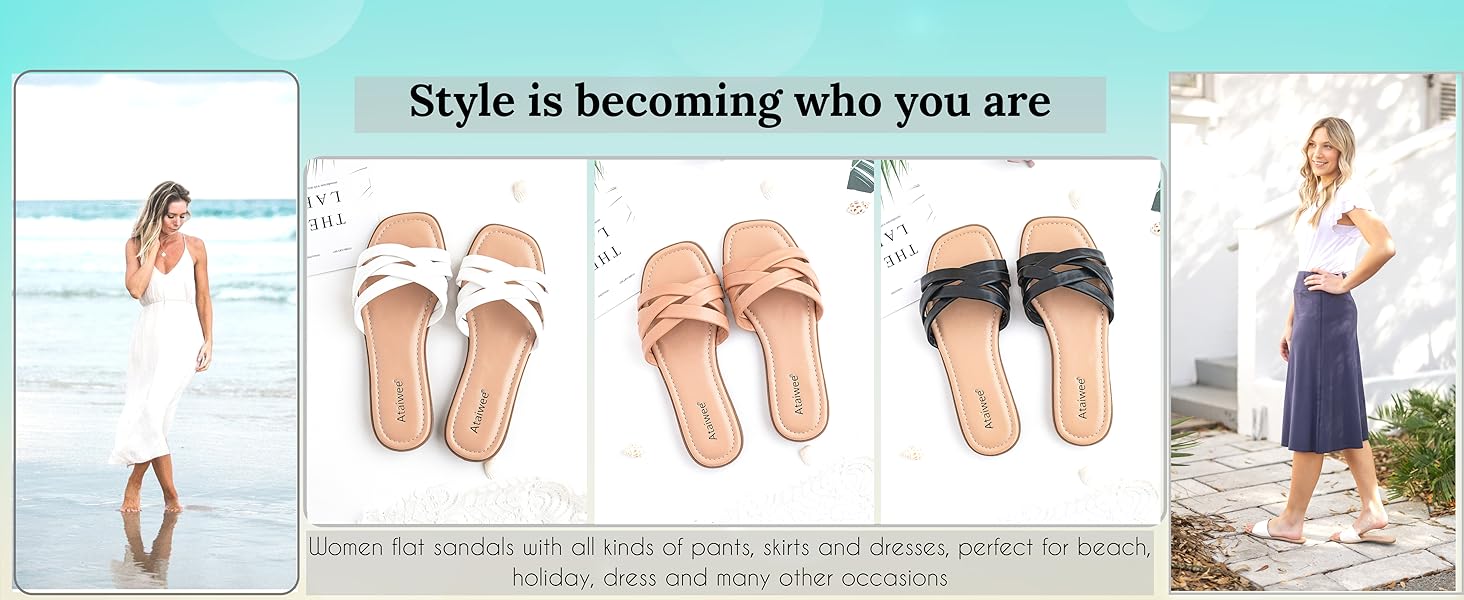 women flat sandals