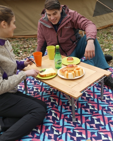 DANISH BLUE アウトドアテーブル 120x70cm アウトドア