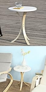 SoBuy Set Of 2 Industrial Style Side Tables End Tables Nesting Tables Coffee Table, FBT108-N 20 FBT29-W