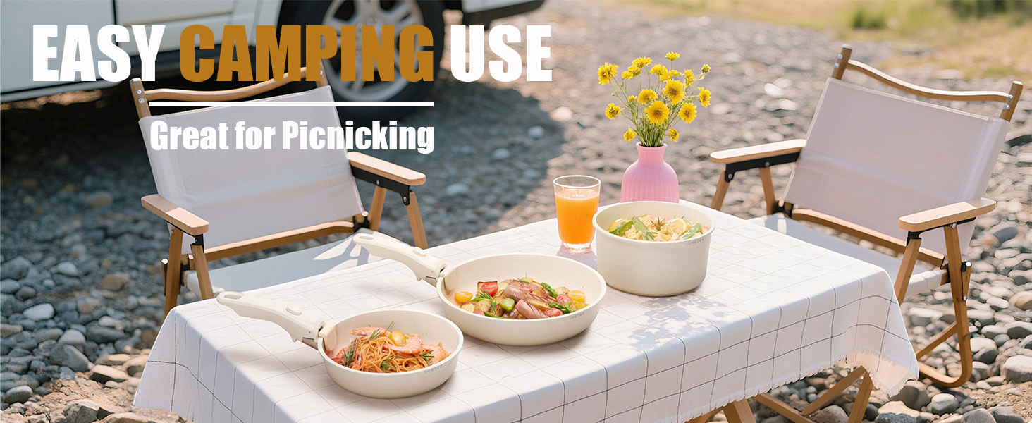 space saving cookware set