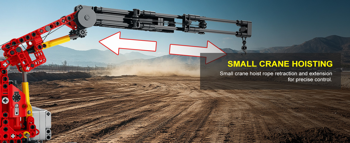 SMALL CRANE HOISTING