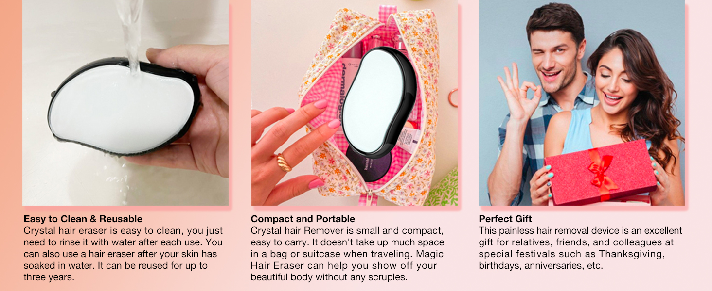 Reusable, Washable, Portable Epilator
