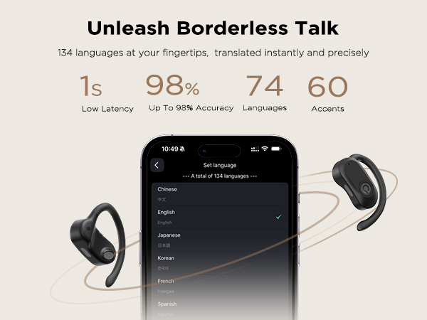 Amazon.com : CXK AI Language Translation Earbuds Real Time