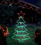 christmas tree rope light