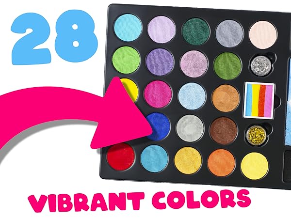 face paint kit for kids face painting set childrens paint art facepaint facepainting gift halloween
