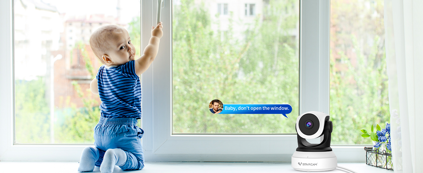 VSTARCAM 3MP Two-Way Audio Indoor Pet Camera with Phone App