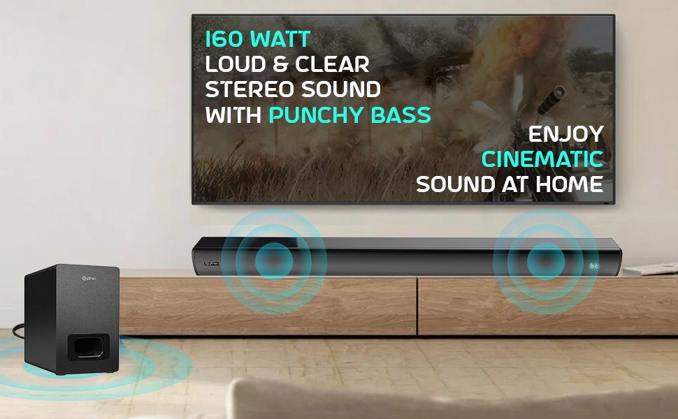 160w soundbar for tv