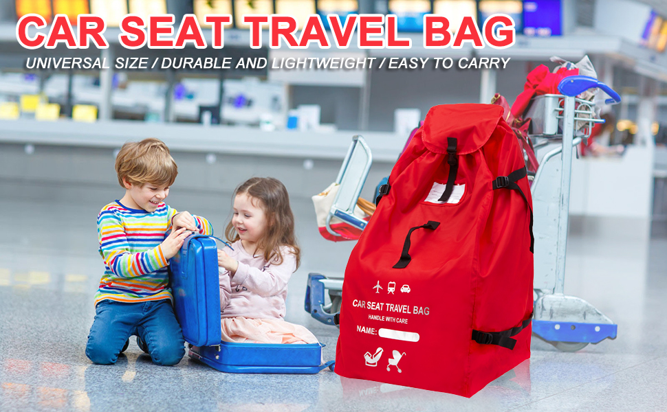 Clearworld Car Seat Travel Bag for Air Travel, Durable Gate