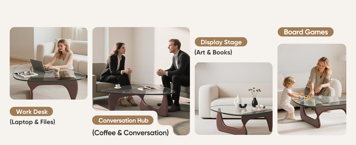 triangle coffee table